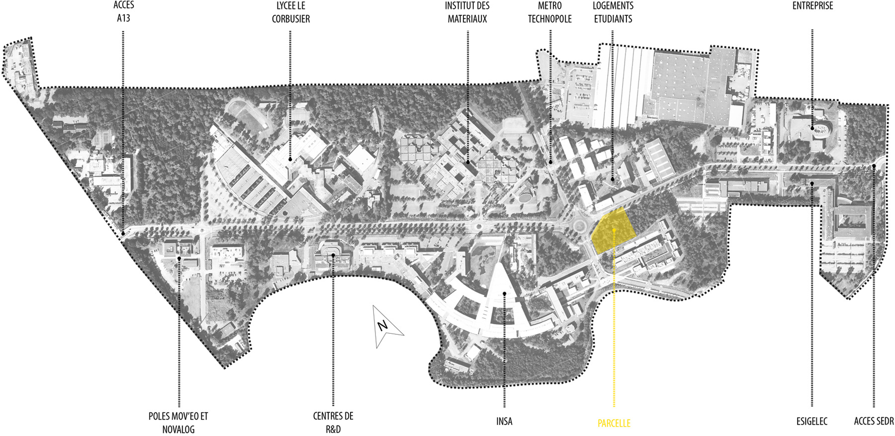 CLEMENT LANGELIN ARCHITECTURE - LE TECHNOPOLE DU MADRILLET ET LA PARCELLE