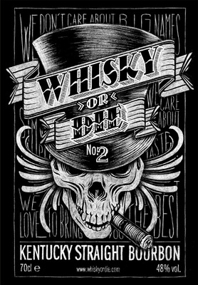 SAMSON - WHISKY OR DIE - Whisky Label