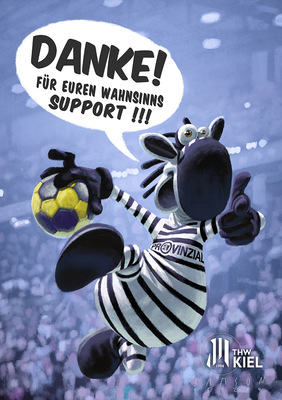 SAMSON - THW Kiel sagt Danke