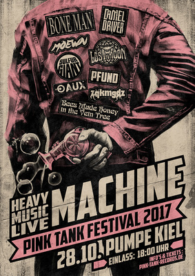 SAMSON - Pink Tank Festival 2017 - Poster for Kiel
