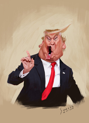 SAMSON - Donald Trump /// Sketch