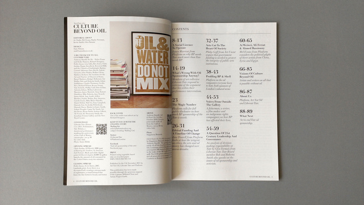 Sara Nilsson | Graphic Design - Culture Beyond Oil - Platform
