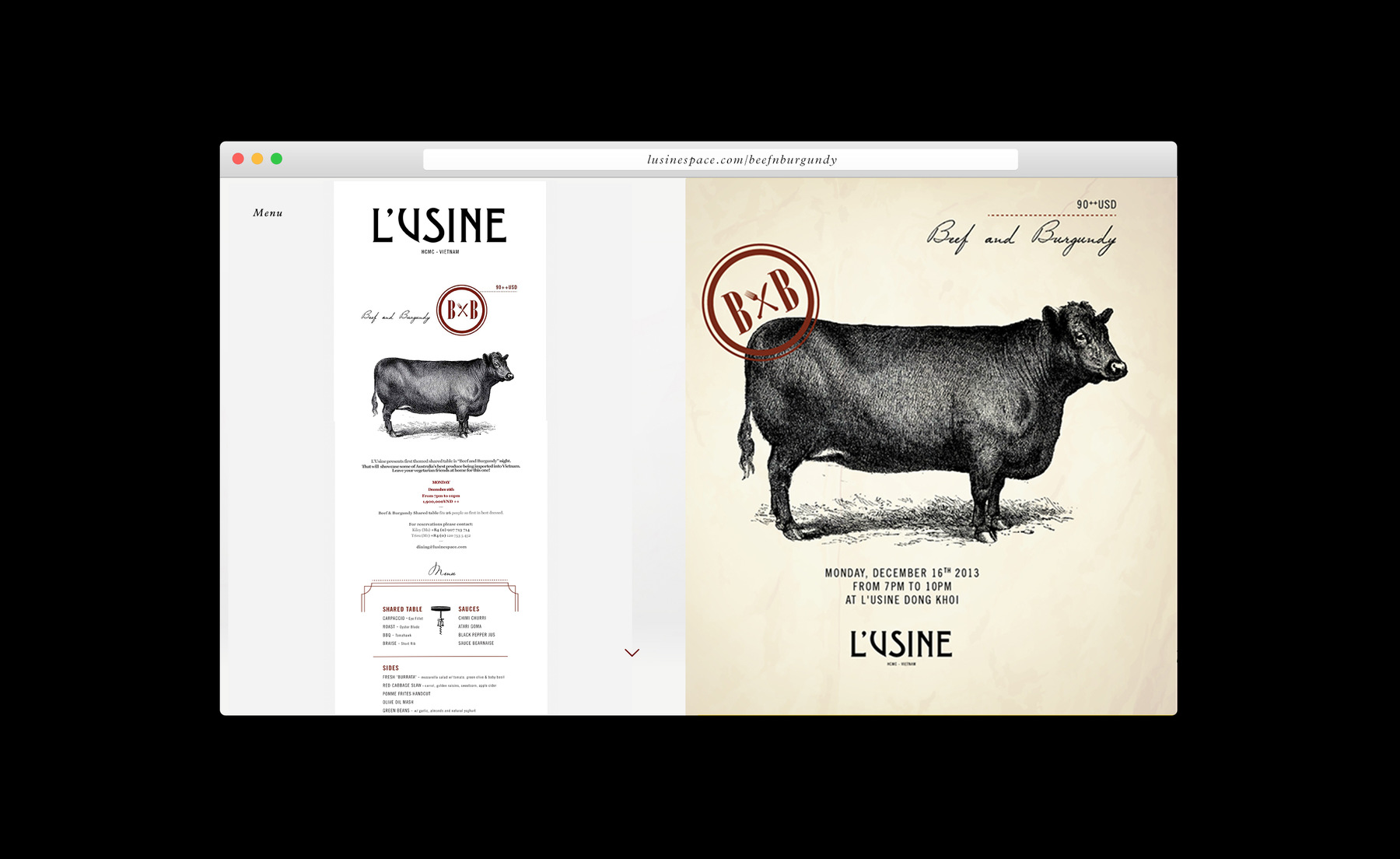 Cam-Anh Luong - UI design, 2014