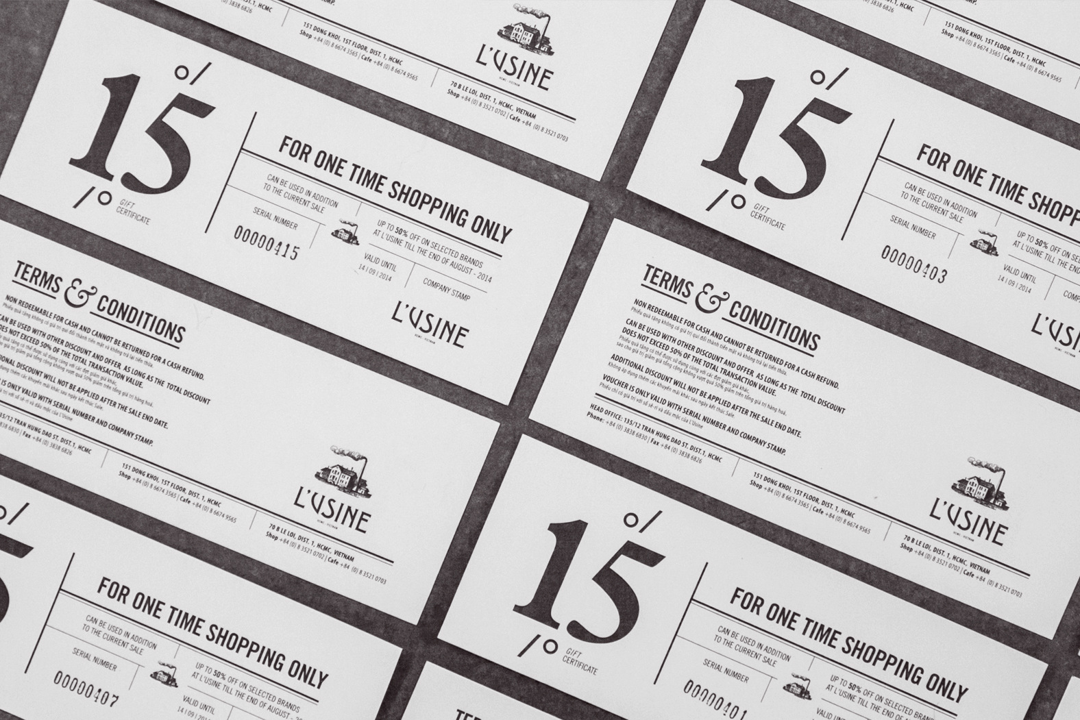 Cam-Anh Luong - 15% Voucher, 2014