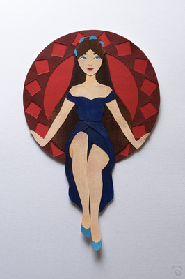 Anthea - Birthstone Series: Ruby (July)