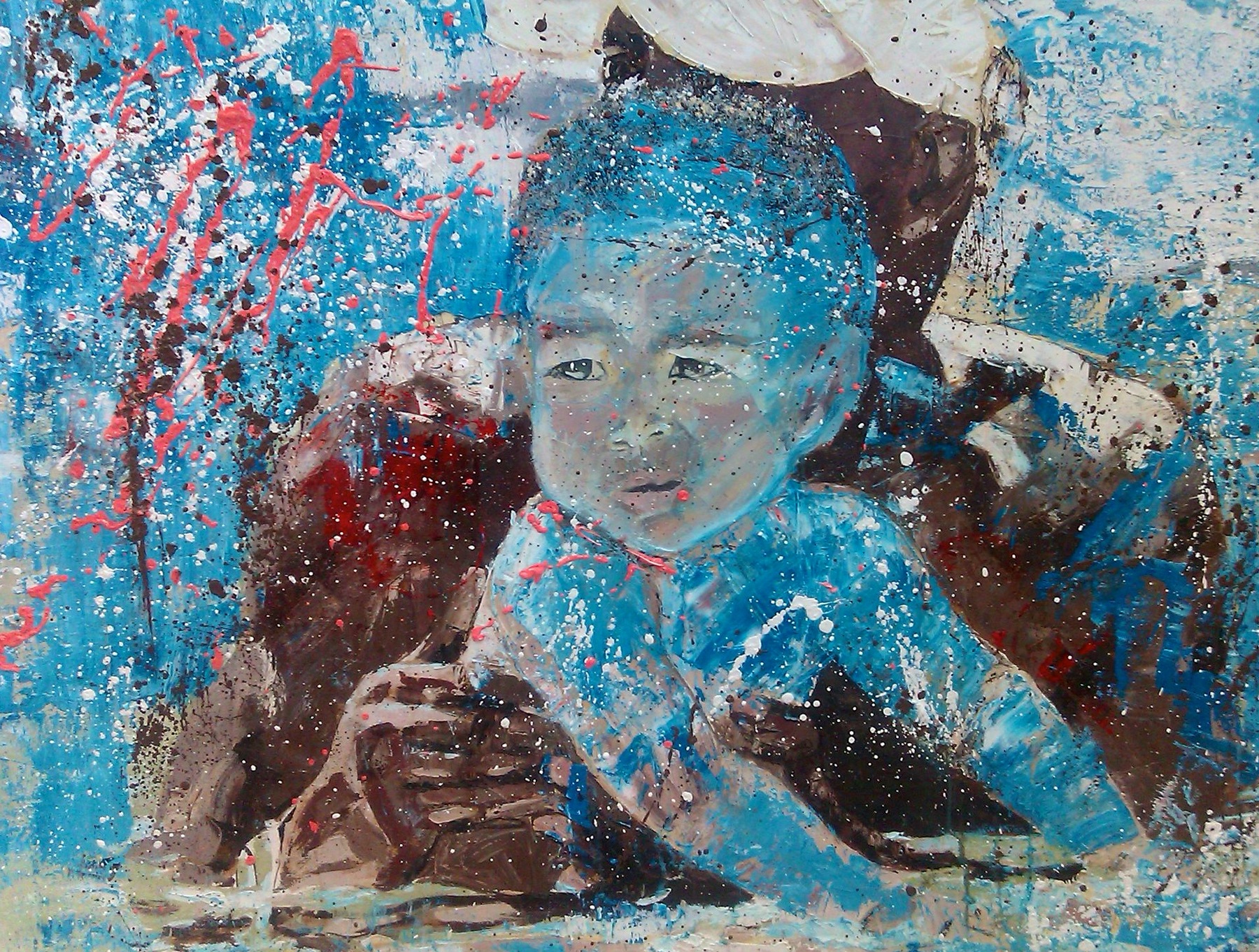 Vita James- London based contemporary artist painter -