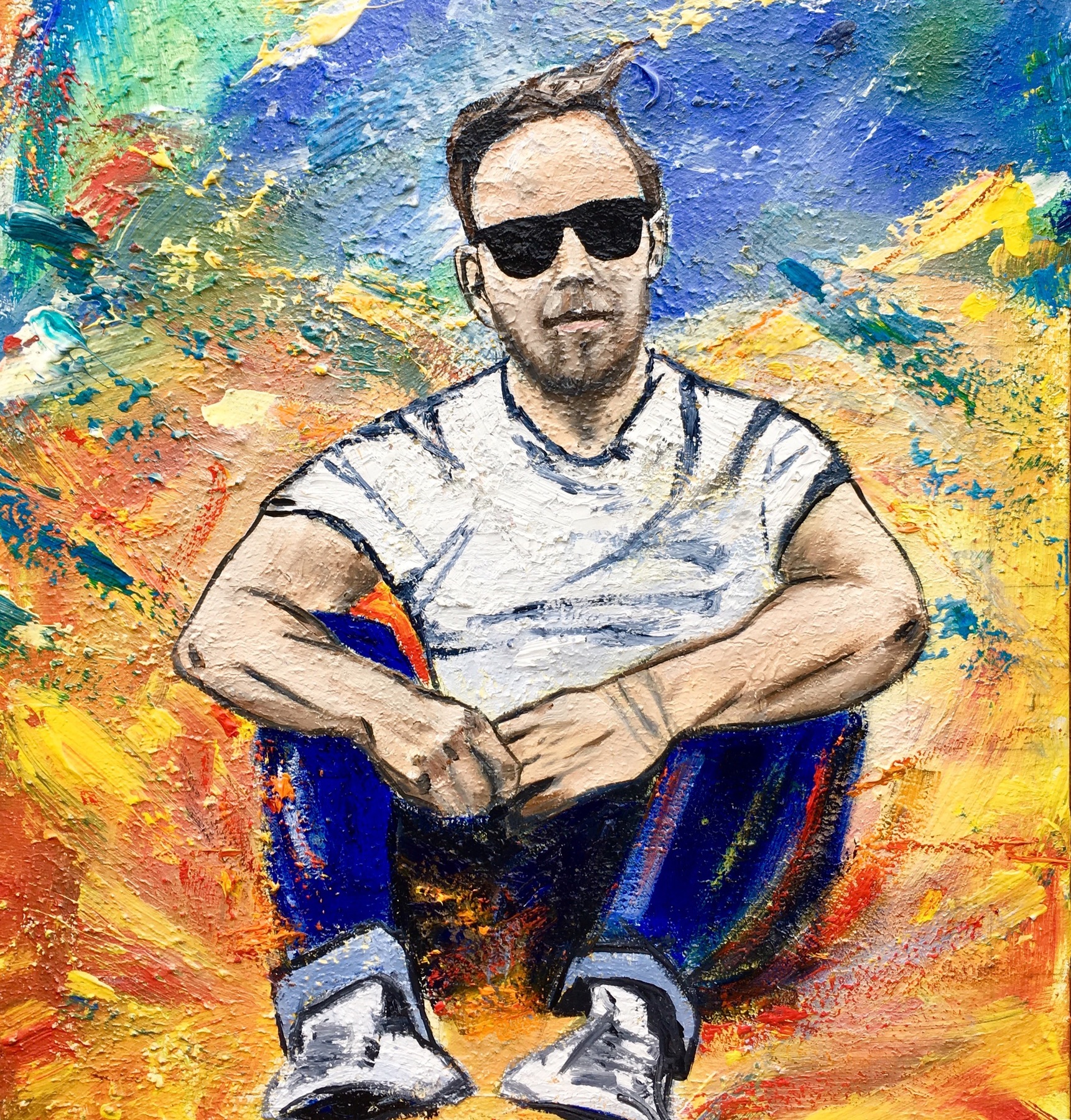 Vita James- London based contemporary artist painter -