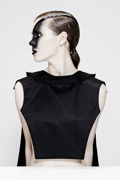 natasha mec - photo Giuseppe Grasso styling Denis Micheli model Beth Douglass make up and hair Francesca Stefani clothing N.M.