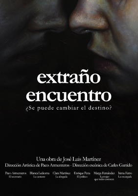 Núria Farré - Painting - Poster for the theater production Un Extraño Encuentro (2017)
