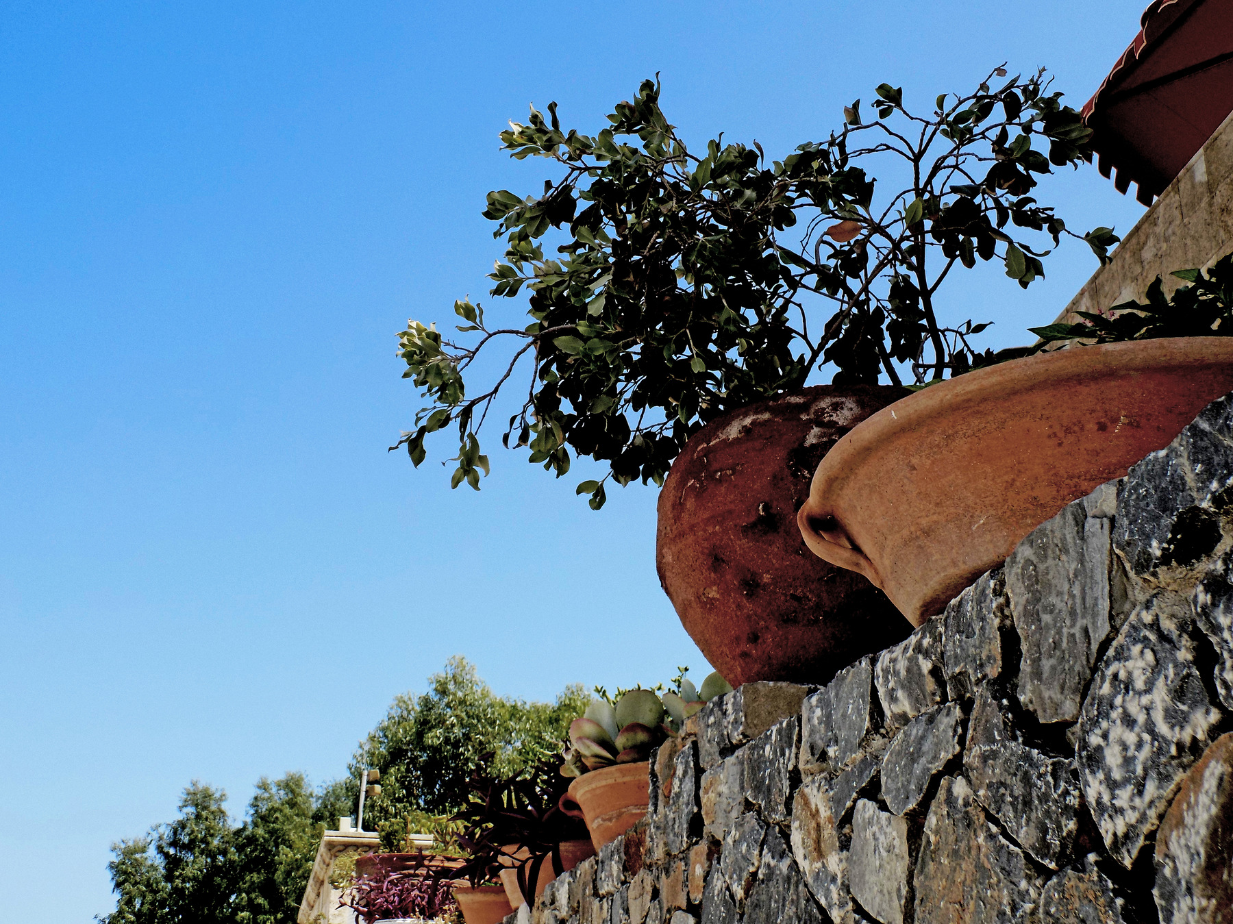 studio svart ateljé vit - Pots on a wall 1