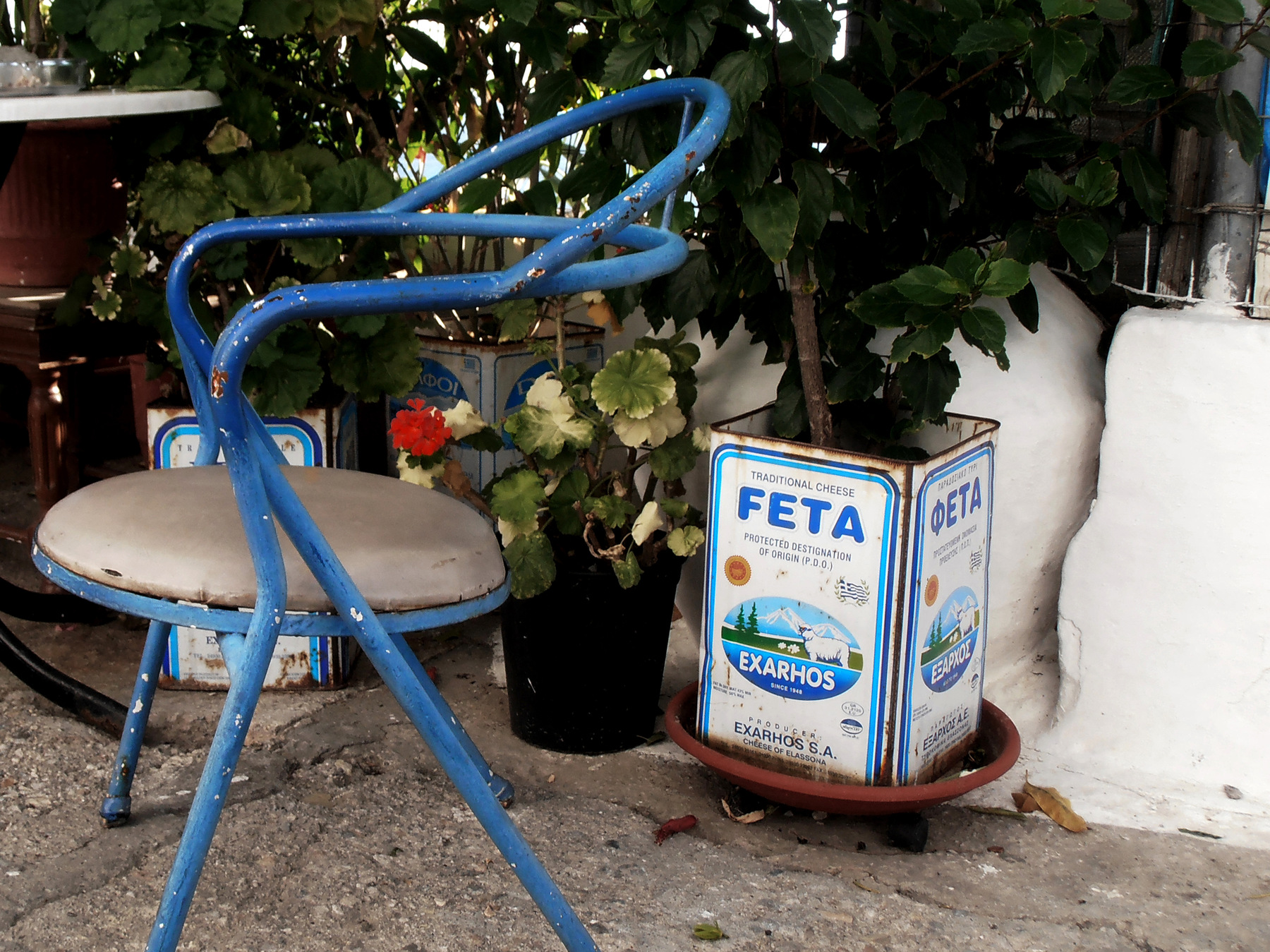 studio svart ateljé vit - Greek patio