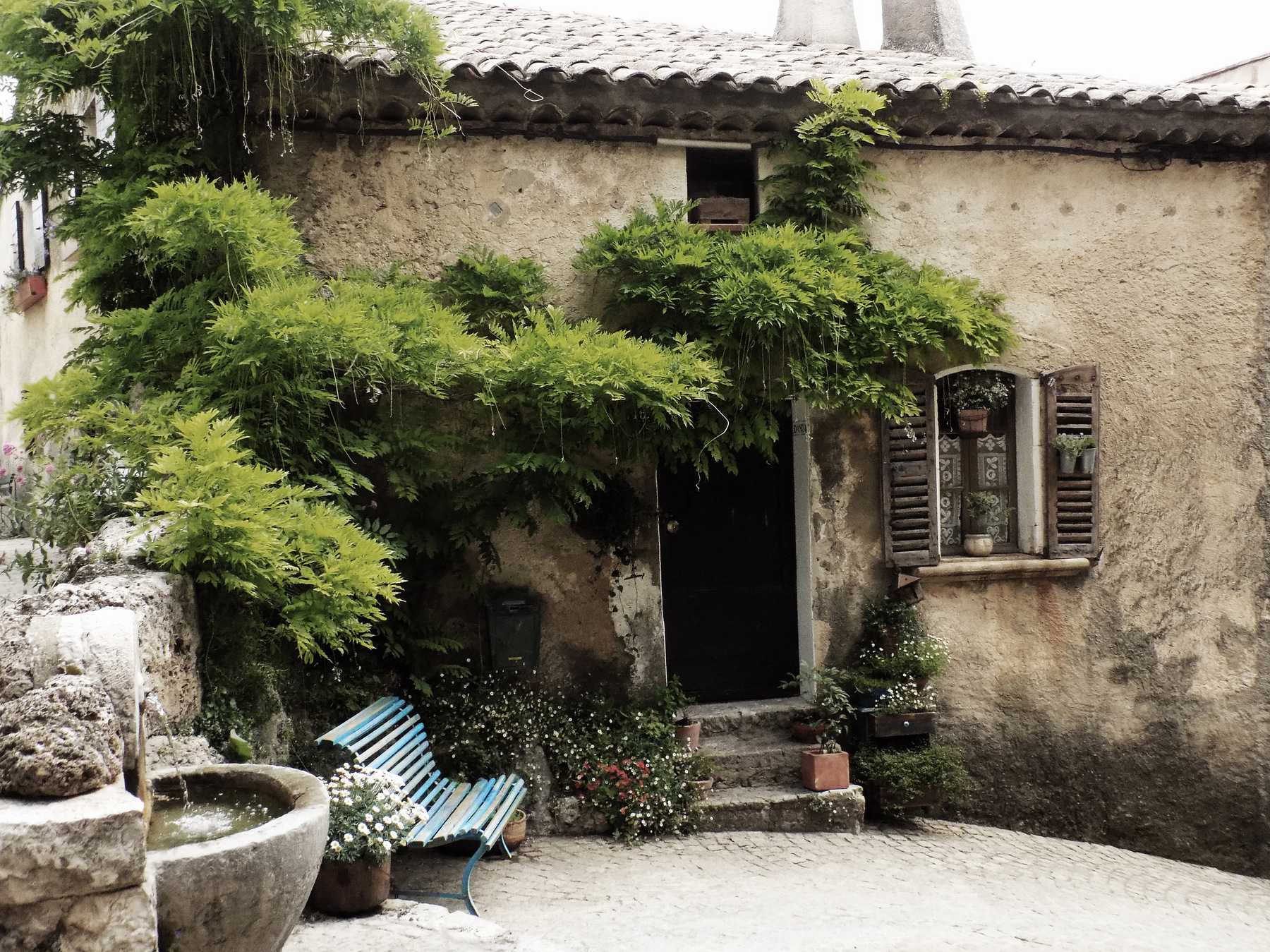 studio svart ateljé vit - Wisteria in Provence