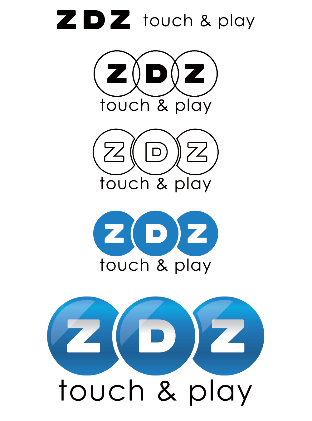 Pache Stage - Diseño de logotipo para ZDZ touch & play