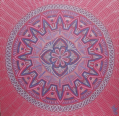 LyubaS Art - Love Mandala 30x30 cm