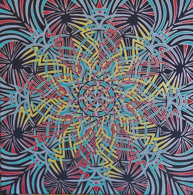 LyubaS Art - Awakening 80 x 80 cm