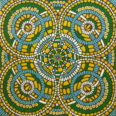 LyubaS Art - Mosaïc Mandala 30x30 cm