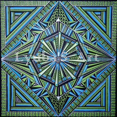 LyubaS Art - Arrows 24 x 24 cm