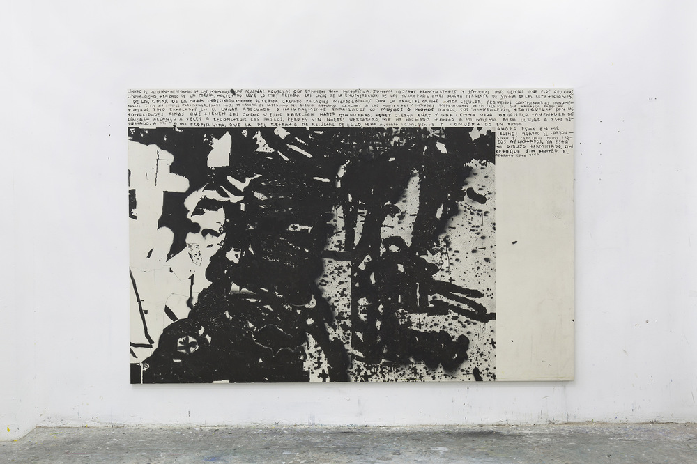 - Ink and spray on canvas. 195x300cm.