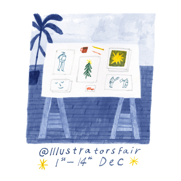 Rhiannon Parnis - Illustrators Fair London Flyer, 2020