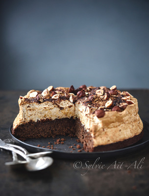 Sylvie Aït-ali - Gâteau chocolat meringué