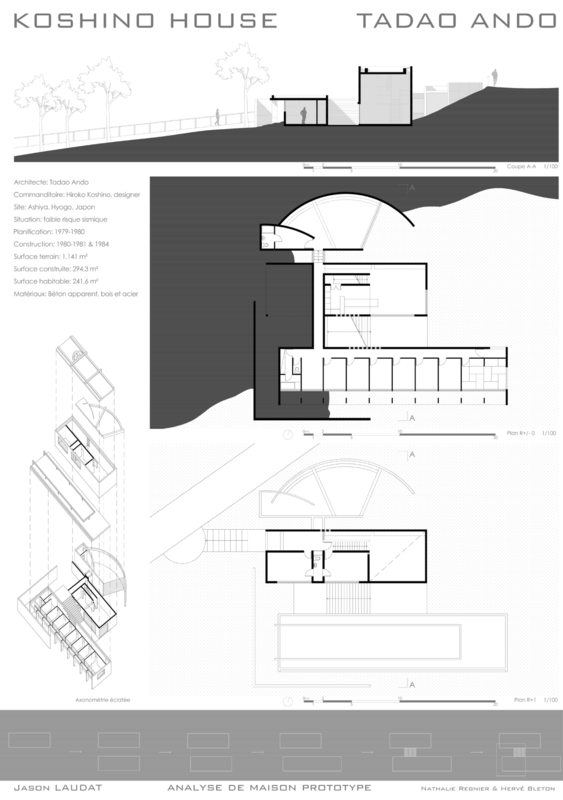 plan de la maison koshino