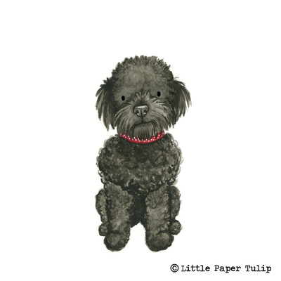 Little Paper Tulip - This is the gorgeous Isla, painted for Casey after winning the Christmas giveaway.