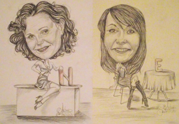 Create and Grow-Portfolio - Elegant but sexy professors-caricature.
