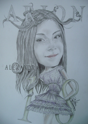 Create and Grow-Portfolio - Fashionable-caricature for a 18th birthday.