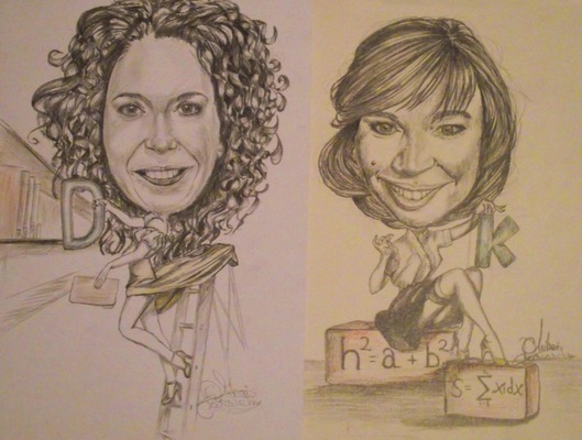 Create and Grow-Portfolio - Elegant but sexy professors-caricature.