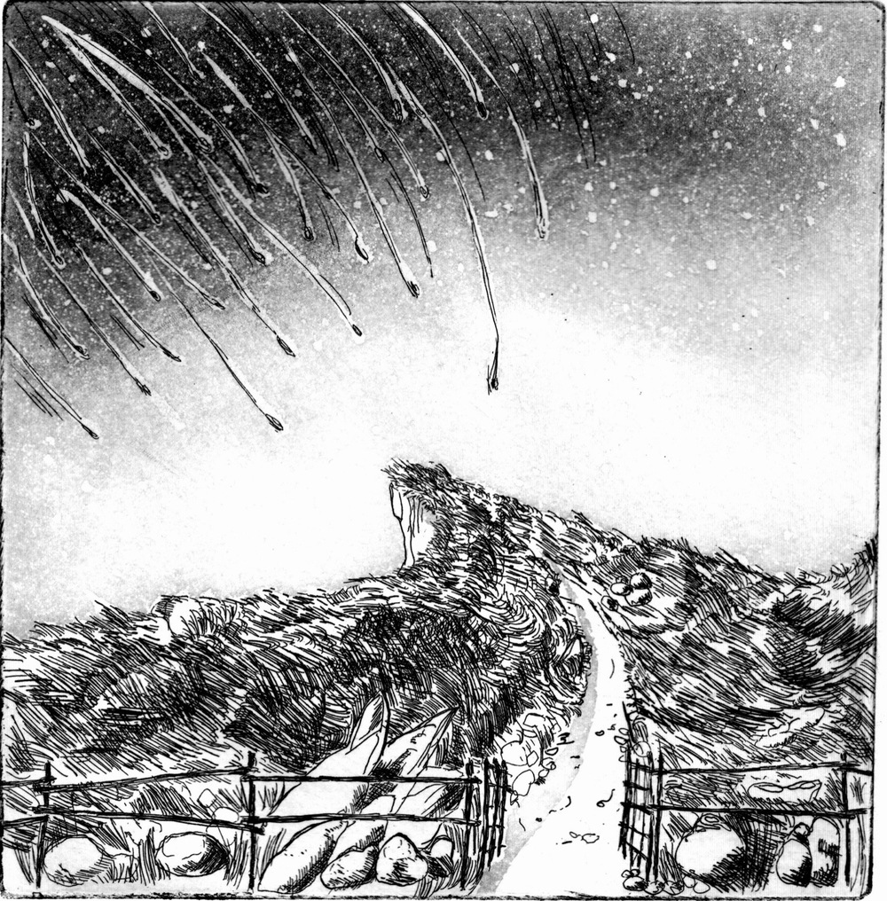 ana neto - leónidas etching, aquatint 15x15cm 2016