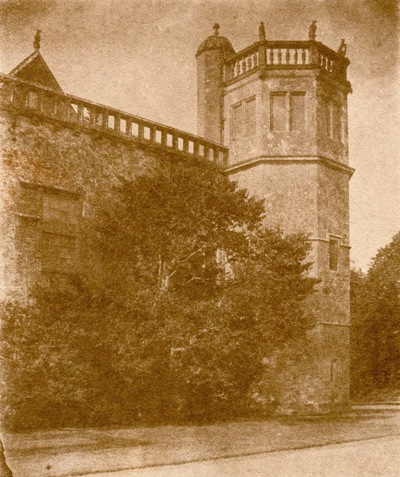 Paper , Shadows and Light. - Sherringtons Tower . Lacock Abbey home of the inventor of the Calotype and arguably Modern photography William Henry Fox Talbot.