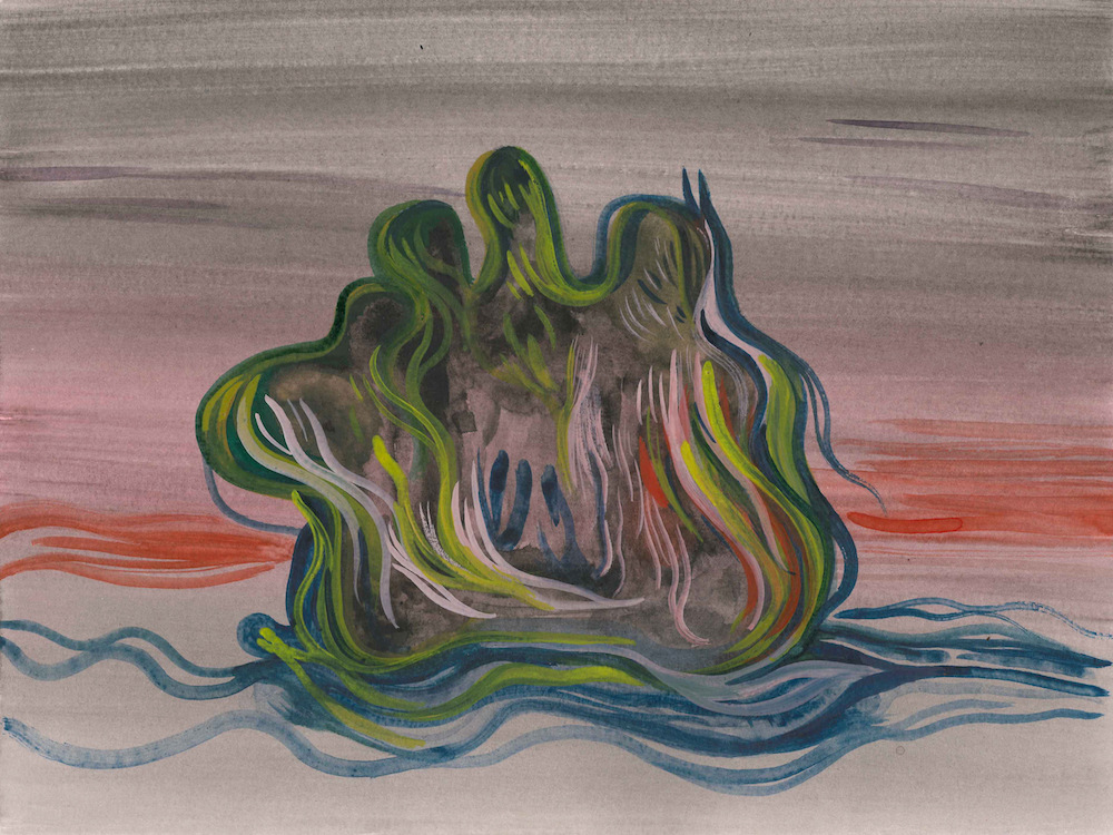 PLACENTIA ARTE - BRUNO MARRAPODI senza titolo acrylic and gouache on paper cm. 32x24, 2016