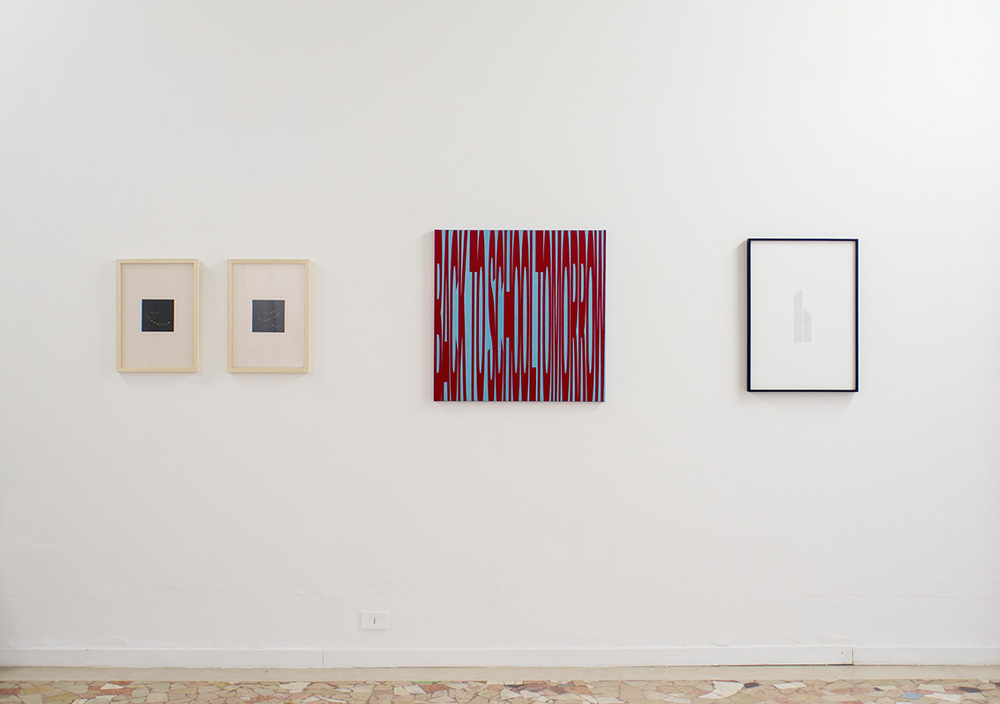 PLACENTIA ARTE - SIMONE MONSI - LUCA ARMIGERO - STEFANO SERRETTA installation view