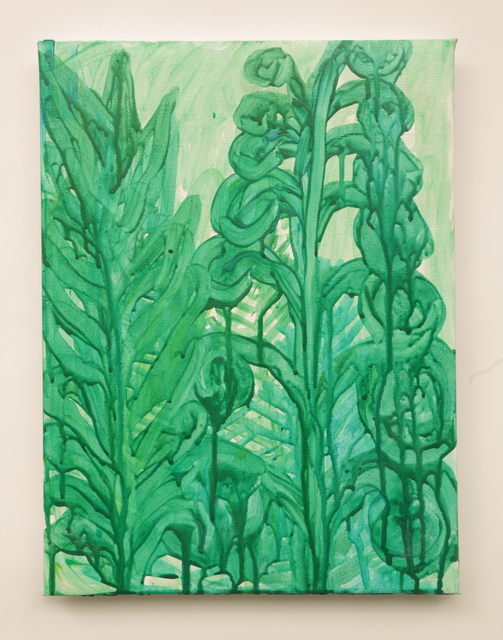 PLACENTIA ARTE - studio per vagabonde oil and acrylic on canvas cm. 40 x 30, 2016