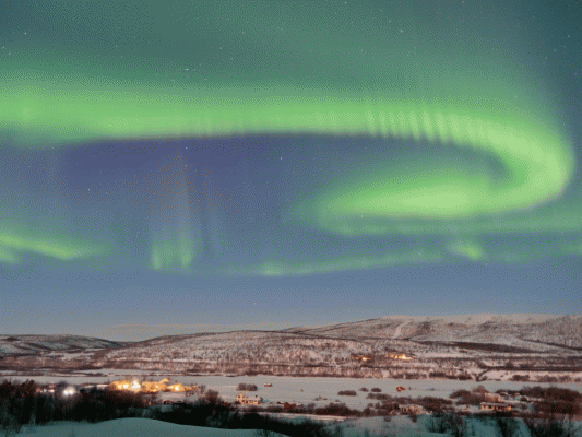Nordlys Foto - BGL13_0053. Nuorgam, 1.3.2013.