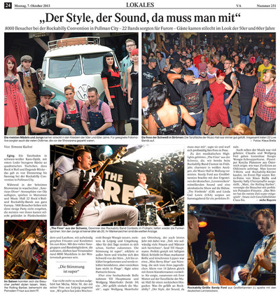 Klaus Biella Retrophoto - Veröffentlichung eines Bildes im Vilshofener Anzeiger, 07.10.2013