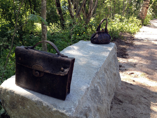 www.lenaflodman.com - Archaeological find 13 & 14, bronze 2014 Placed in High Coast Art Valley 2014 by Nätterlunds stiftelse, Örnsköldsvik