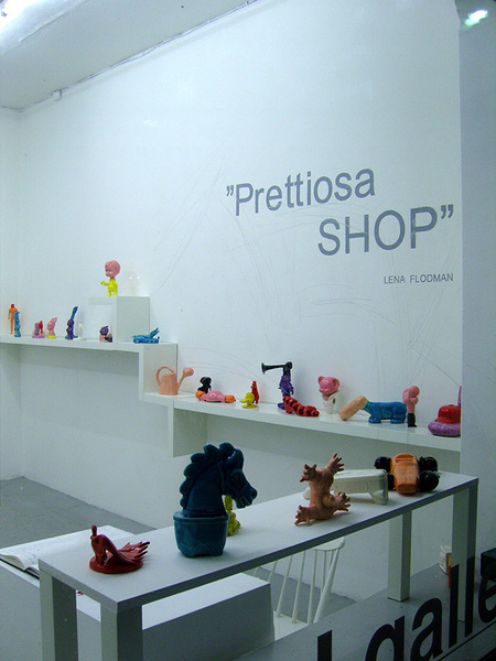 www.lenaflodman.com - Prettiosa Shop ID:I Galleri, Stockholm januari 2009