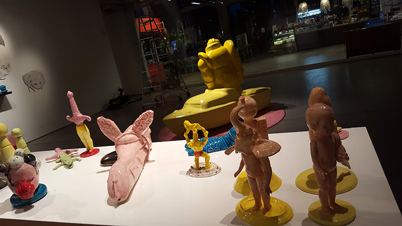 www.lenaflodman.com - Monster Nacka konsthall på Dieselverkstaden 2017