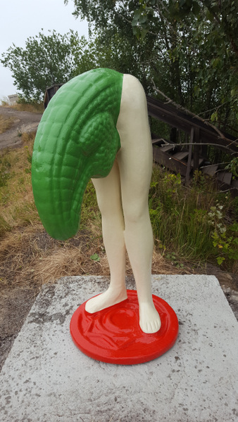 www.lenaflodman.com - Mr Majestät, aluminium 2018. Permanent placering på Konst på Hög, Kumla.