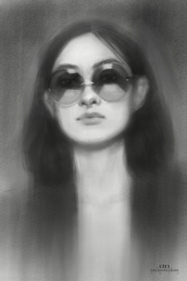 David Hakobian: Illustration & Concept Art - Portrait sketch 2
