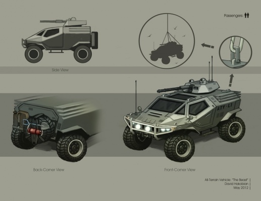 David Hakobian: Illustration & Concept Art - All Terrain Vehicle