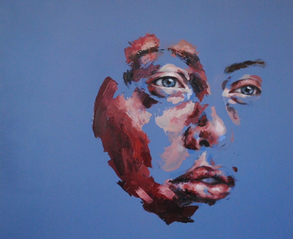 Morag Cullens - * SOLD * Ellis 2, 36 x 30, Oil and mixed media on board.