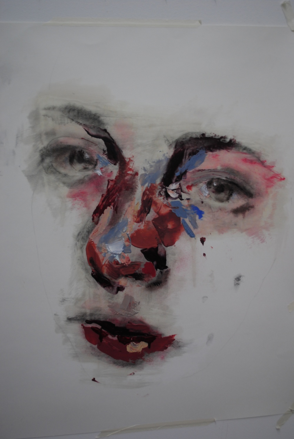 Morag Cullens - Ailsa #3, Oil on paper.