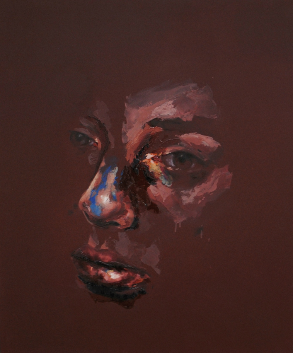 Morag Cullens - Ailsa, 30 x 36, Oil and mixed media on board.