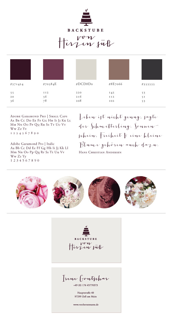 maria gontschar - Corporate Design | Branding Backstube von Herzen süß www.vonherzensuess.de