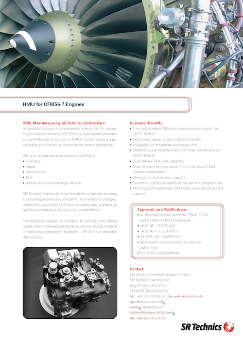 Enrico Martino - SR Technics Flyer Layout and graphic design