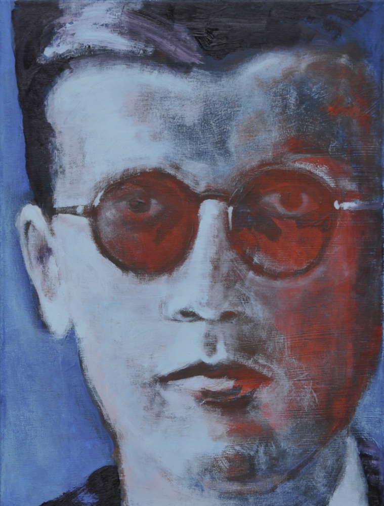 // Bruno Truyts // visual artist // - Wolfgang - 30 X 40 cm - Acryl & oil on canvas