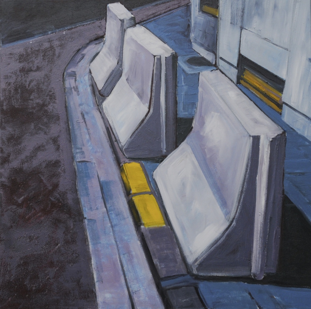 // Bruno Truyts // visual artist // - Jersey blocks in Antwerp - 80 X 80 cm - Acryl & oil on canvas