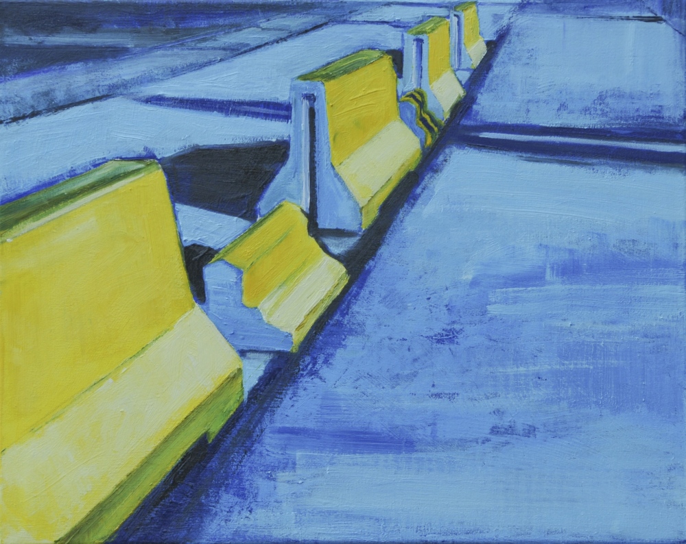 // Bruno Truyts // visual artist // - Yellow Jersey blocks - 40 X 50 cm - Acryl & oil on canvas - 2012